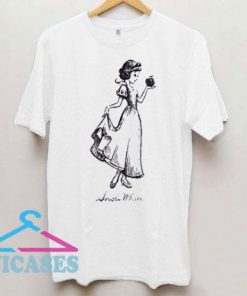 Snow White Sketch Hold Apple T Shirt