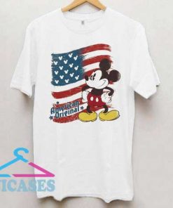American Flag Mickey Mouse T Shirt