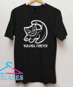 Black cat Black Panther Wakanda Forever T Shirt
