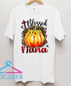 Blessed Pumpkin Leopard Plaid Shirt