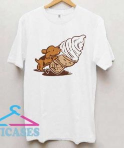 Cute Ice Cream Dog T Shirt