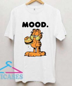 Garfield Mood Eating Burger T Shirt