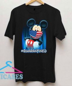 Mickey Mouse Face Mask Quarantined T Shirt