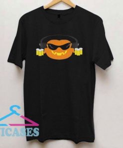 Pumpkin and drink Unisex Heavy Cotton Tee T Shirt