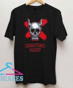 Scary Creepy Spooky Skull Tee T Shirt
