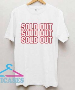 Sold Out Letters T Shirt