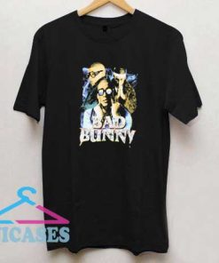 Bad Bunny Triple Photo T Shirt