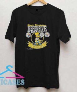 Bart Simpson 1990 Pittsburgh Steelers T Shirt