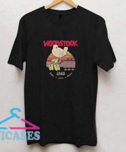 Bird n Guitar Woodstock T Shirt