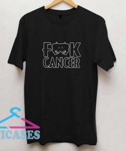 Black panther fuck cancer T Shirt