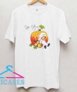 Cute Pumpkins and Ghost T Shirt