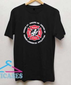 Dobbs Ferry Fire Department Maltese Cross T Shirt