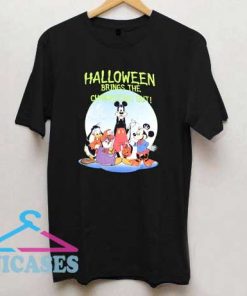 Halloween Brings The Characters Out T Shirt