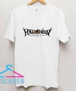 Halloween party lettering T Shirt