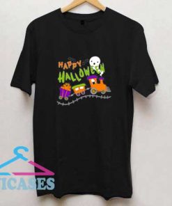 Happy Halloween train with pumpkins T Shirt