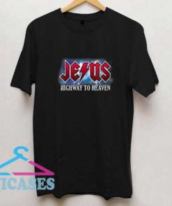 Jesus Highway To Heaven Draw T Shirt