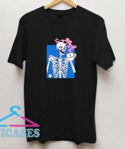 Skeleton Drinkking Dutch Bros T Shirt