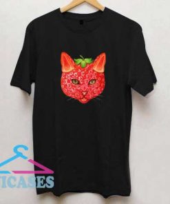 Strawberry Cat T Shirt