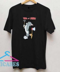 Tom and Jerry Hammer Axe T Shirt