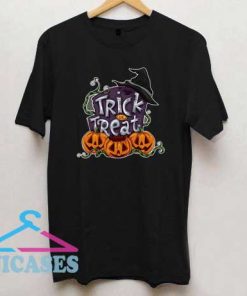 Trick or Treat Halloween Pumpkin T Shirt