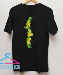 Bart Simpson skateboarding T Shirt