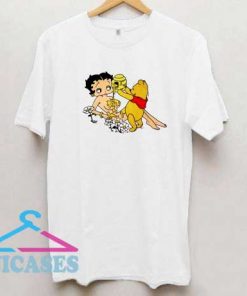 Betty Boop Winnie the Pooh T Shirt