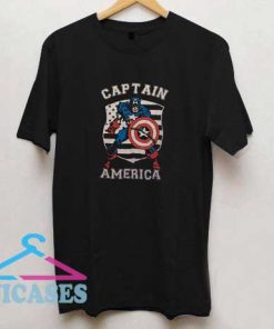 Captain America Vintage T Shirt