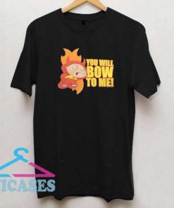Family Guy Stewie Bow to Me T Shirt