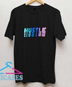 HUSTLE Letter Graphic T Shirt