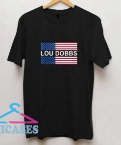 Lou Dobbs USA Flag T Shirt