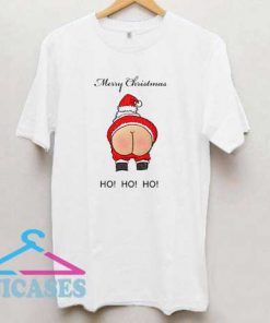 Merry Christmas Butt Santa T Shirt