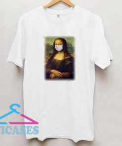 Mona Lisa Face Mask T Shirt
