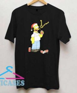 Xmas Homer Simpson T Shirt