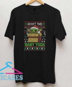 Adopt This Baby Yoda Christmas T Shirt