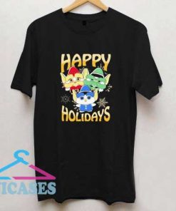 Elves Happy Holidays T Shirt