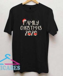 Family Christmas 2020 Santa Hat T Shirt