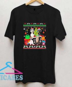 Great Danes Santa Hat christmas T Shirt