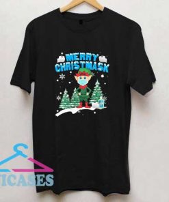 Merry Christmas 2020 Elf Mask T Shirt