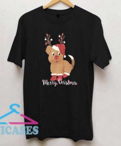 Merry Christmas Puppy T Shirt