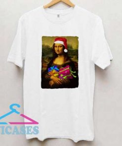 Monalisa Parody Christmas T Shirt