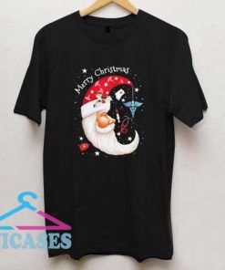 Moon Santa Nurse Merry Christmas T Shirt