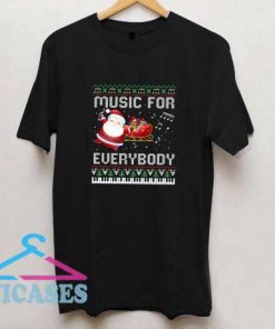 Music For Everybody Merry Christmas T Shirt