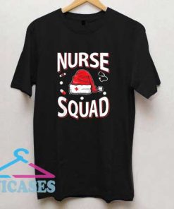 Nurse Squad Christmas Santa Hat T Shirt
