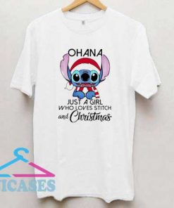 Ohana Stitch And Christmas T Shirt