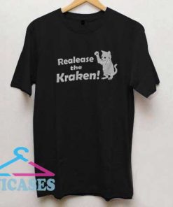 Release The Kraken Cat T Shirt