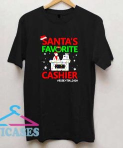 Santas Favorite Cashier Christmas T Shirt