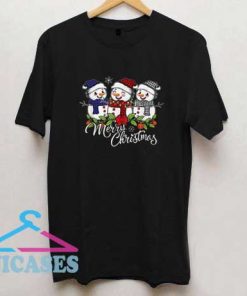 Snowman Merry Christmas T Shirt