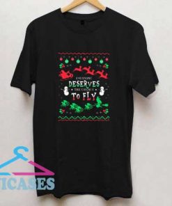 The Chance To Fly Christmas T Shirt
