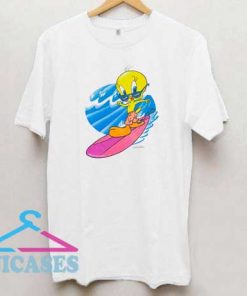Tweety Bird Surfing T Shirt