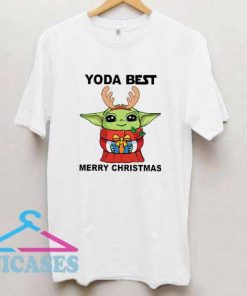 Yoda Reindeer Best Merry Christmas T Shirt